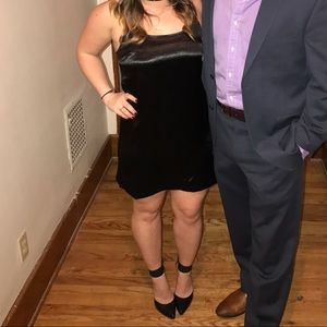 Urban Outfitters black satin dress
